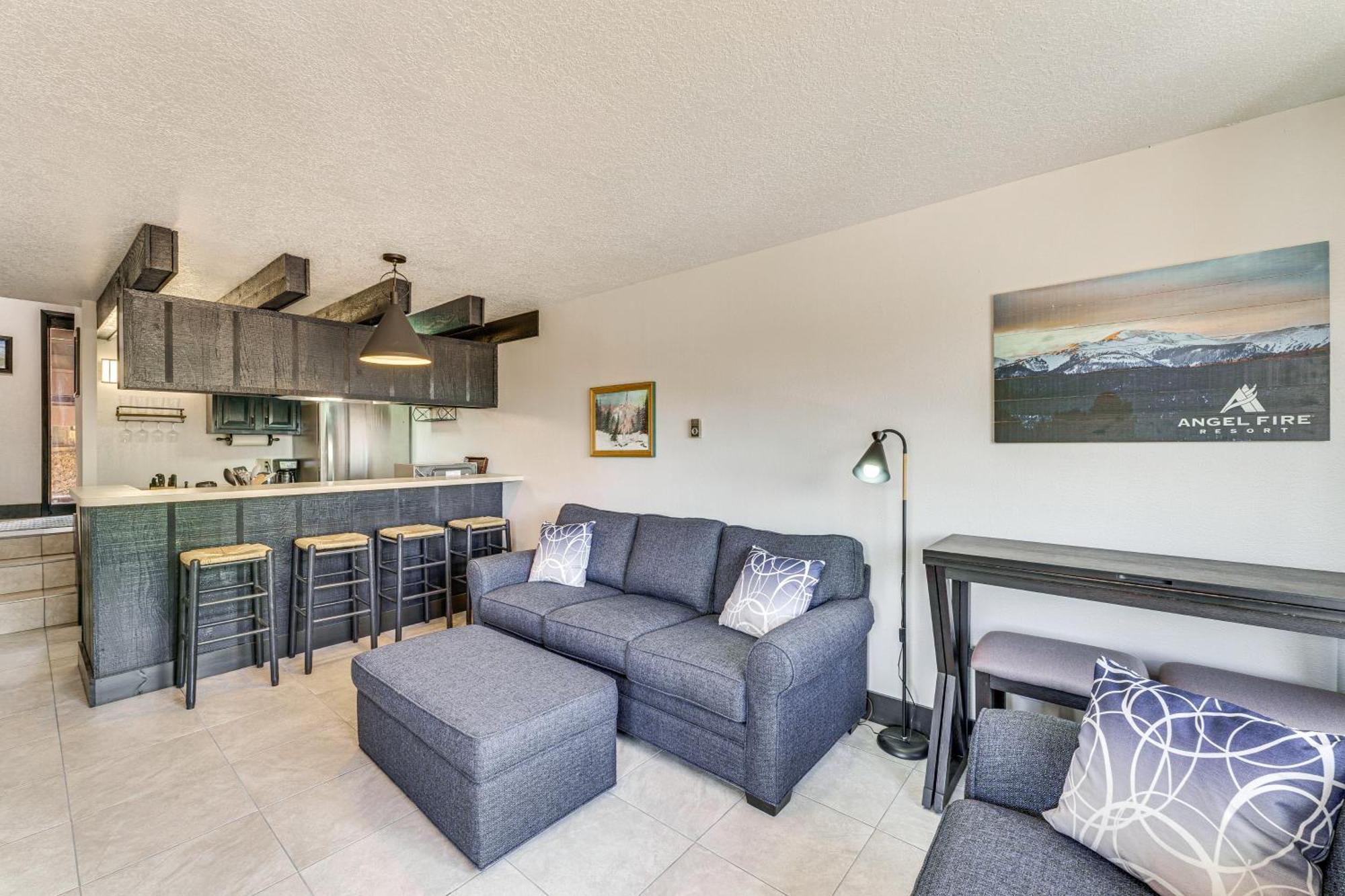 Angel Fire Mountain Condo Steps To Ski Resort! Luaran gambar